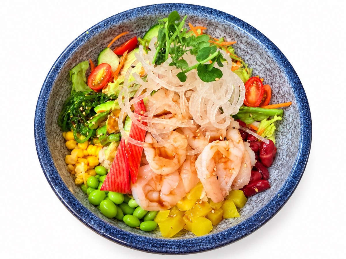 California Poke Bowl bei ZANO Fusion Asia